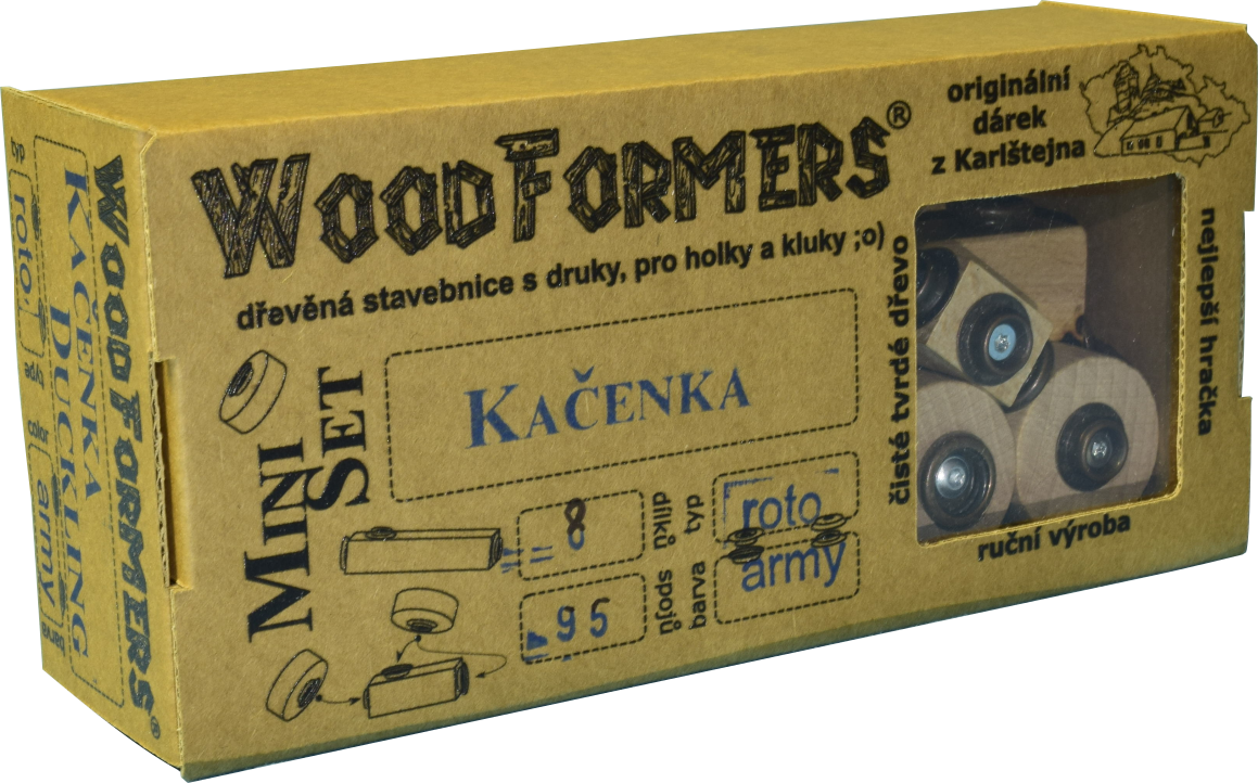 WoodFormers Duckling in a sales box